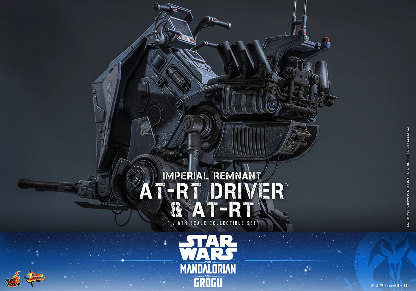 Hot Toys 1/6 Imperial Remnant AT-RT Driver and AT-RT Collectible Set "Star Wars: Mandalorian" | Hot Toys 1/6 Scale