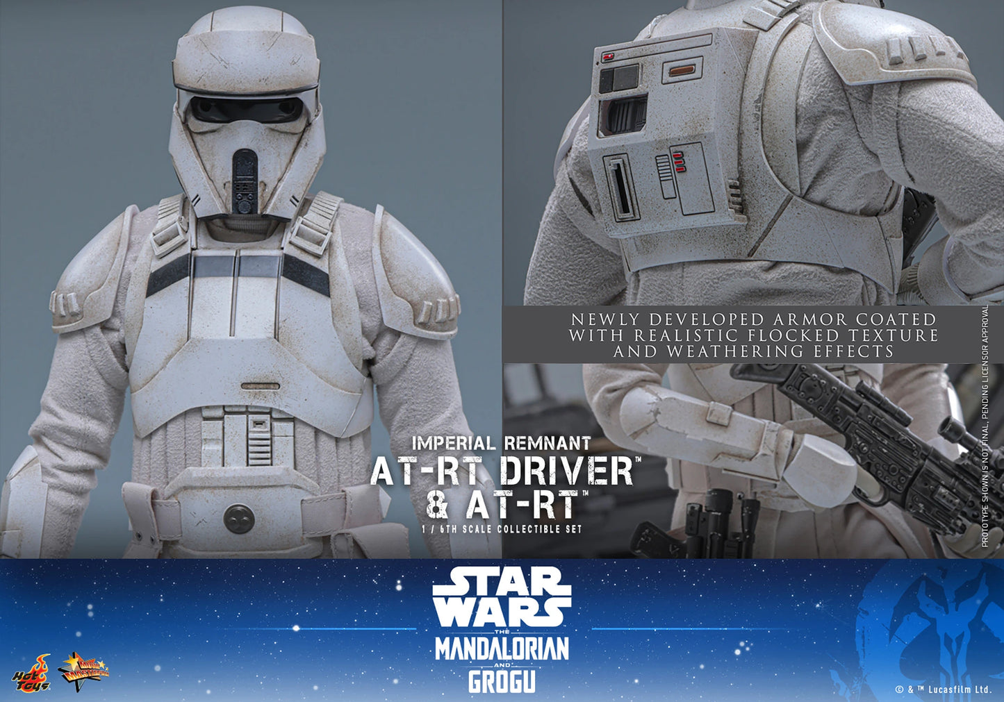 Hot Toys 1/6 Imperial Remnant AT-RT Driver and AT-RT Collectible Set "Star Wars: Mandalorian" | Hot Toys 1/6 Scale