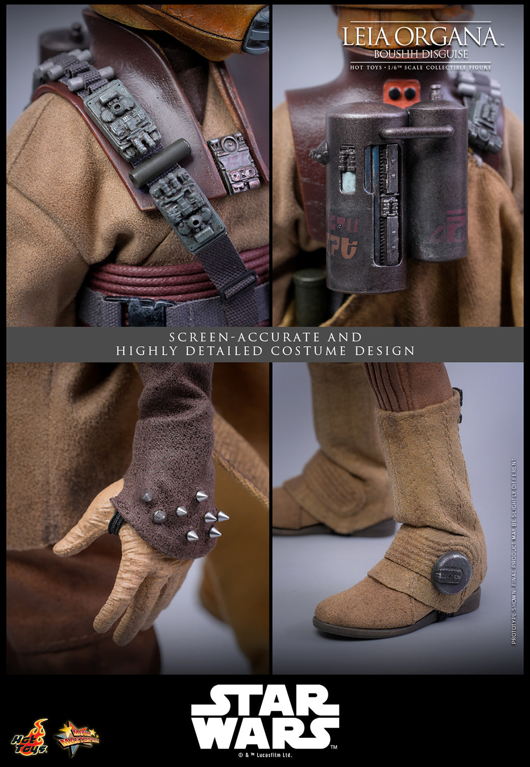 Hot Toys Leia Organa (Boushh Disguise) Sixth Scale Figure "Star Wars: Return of the Jedi" | Hot Toys