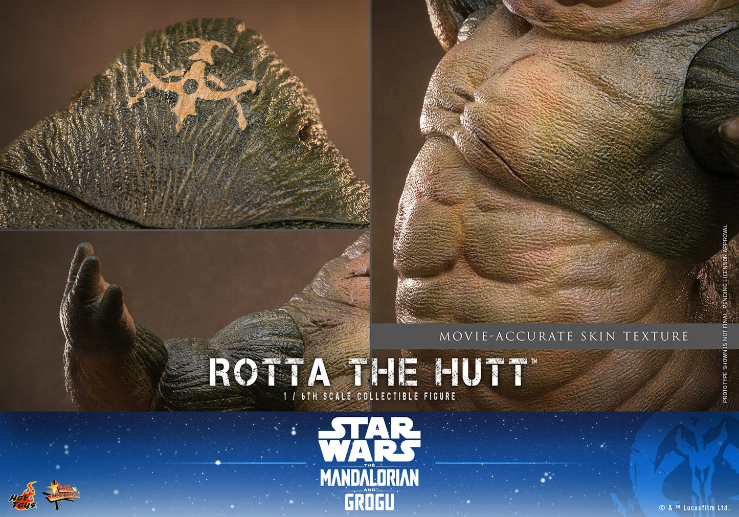 Hot Toys 1/6 Rotta The Hutt "Star Wars: The Mandalorian & Grogu" | Hot Toys 1/6 Scale (Copy)