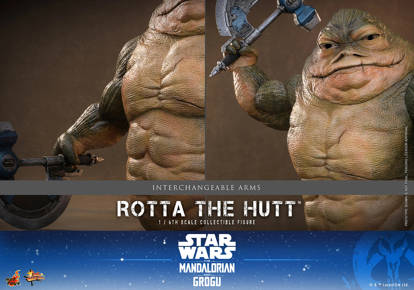 Hot Toys 1/6 Rotta The Hutt "Star Wars: The Mandalorian & Grogu" | Hot Toys 1/6 Scale (Copy)