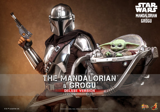 Hot Toys 1/6 The Mandalorian and Grogu (Deluxe Version) "Star Wars: Mandalorian" | Hot Toys 1/6 Scale