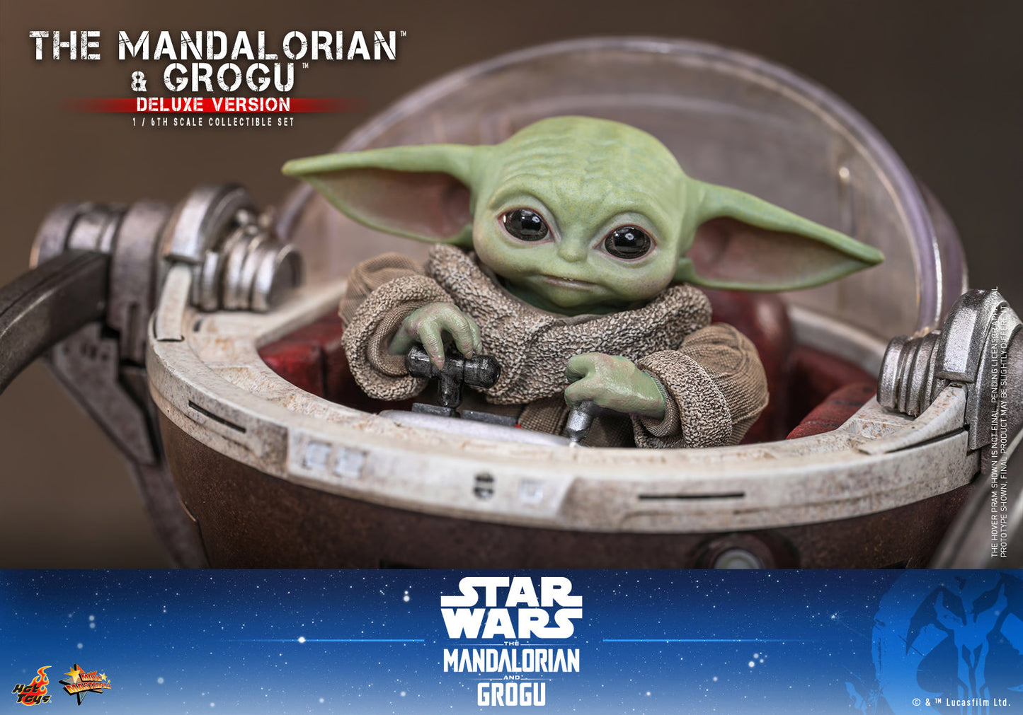 Hot Toys 1/6 The Mandalorian and Grogu (Deluxe Version) "Star Wars: Mandalorian" | Hot Toys 1/6 Scale