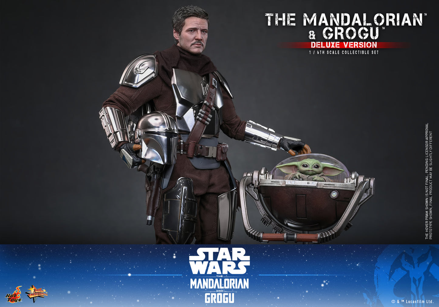 Hot Toys 1/6 The Mandalorian and Grogu (Deluxe Version) "Star Wars: Mandalorian" | Hot Toys 1/6 Scale