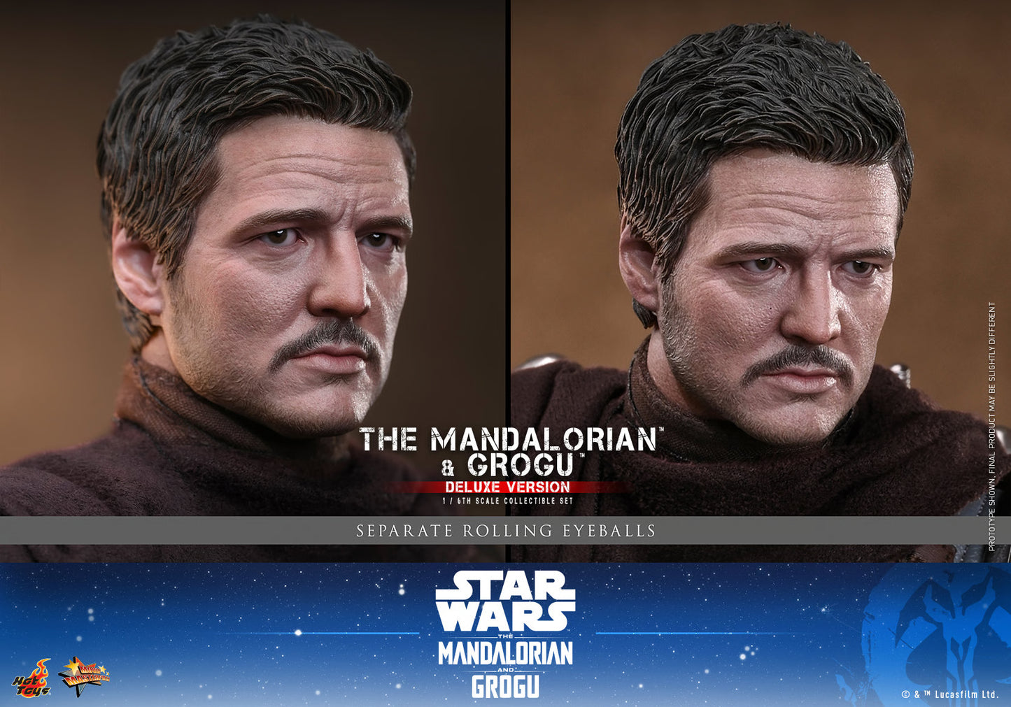 Hot Toys 1/6 The Mandalorian and Grogu (Deluxe Version) "Star Wars: Mandalorian" | Hot Toys 1/6 Scale