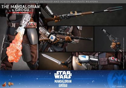 Hot Toys 1/6 The Mandalorian and Grogu (Deluxe Version) "Star Wars: Mandalorian" | Hot Toys 1/6 Scale