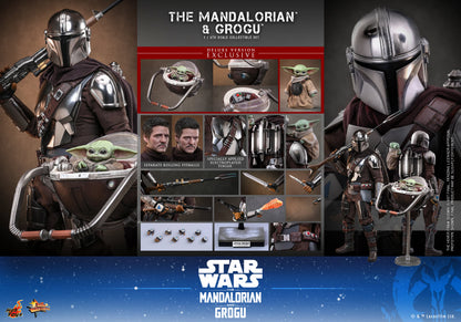 Hot Toys 1/6 The Mandalorian and Grogu (Deluxe Version) "Star Wars: Mandalorian" | Hot Toys 1/6 Scale