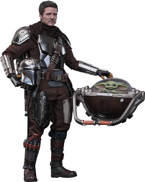 Hot Toys 1/6 The Mandalorian and Grogu (Deluxe Version) "Star Wars: Mandalorian" | Hot Toys 1/6 Scale