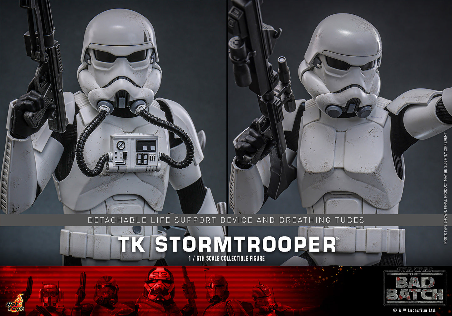 Hot Toys 1/6 TK Stormtrooper "Star Wars: The Bad Batch" | Hot Toys 1/6 Scale