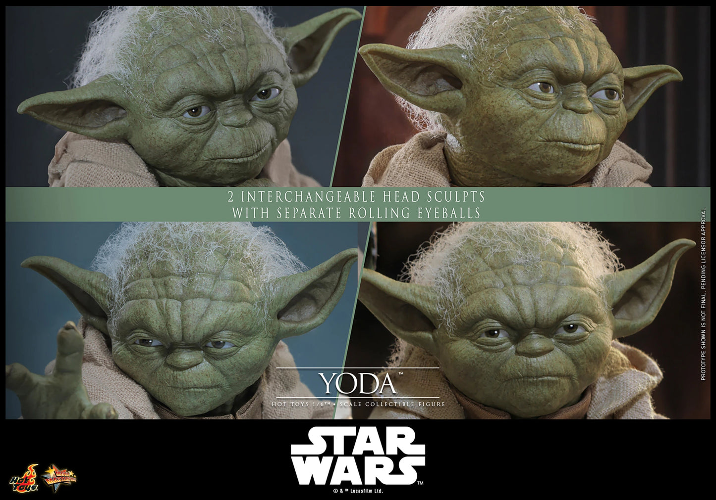 Hot Toys 1/6 Yoda "Star Wars: Revenge of the Sith" | Hot Toys 1/6 Scale