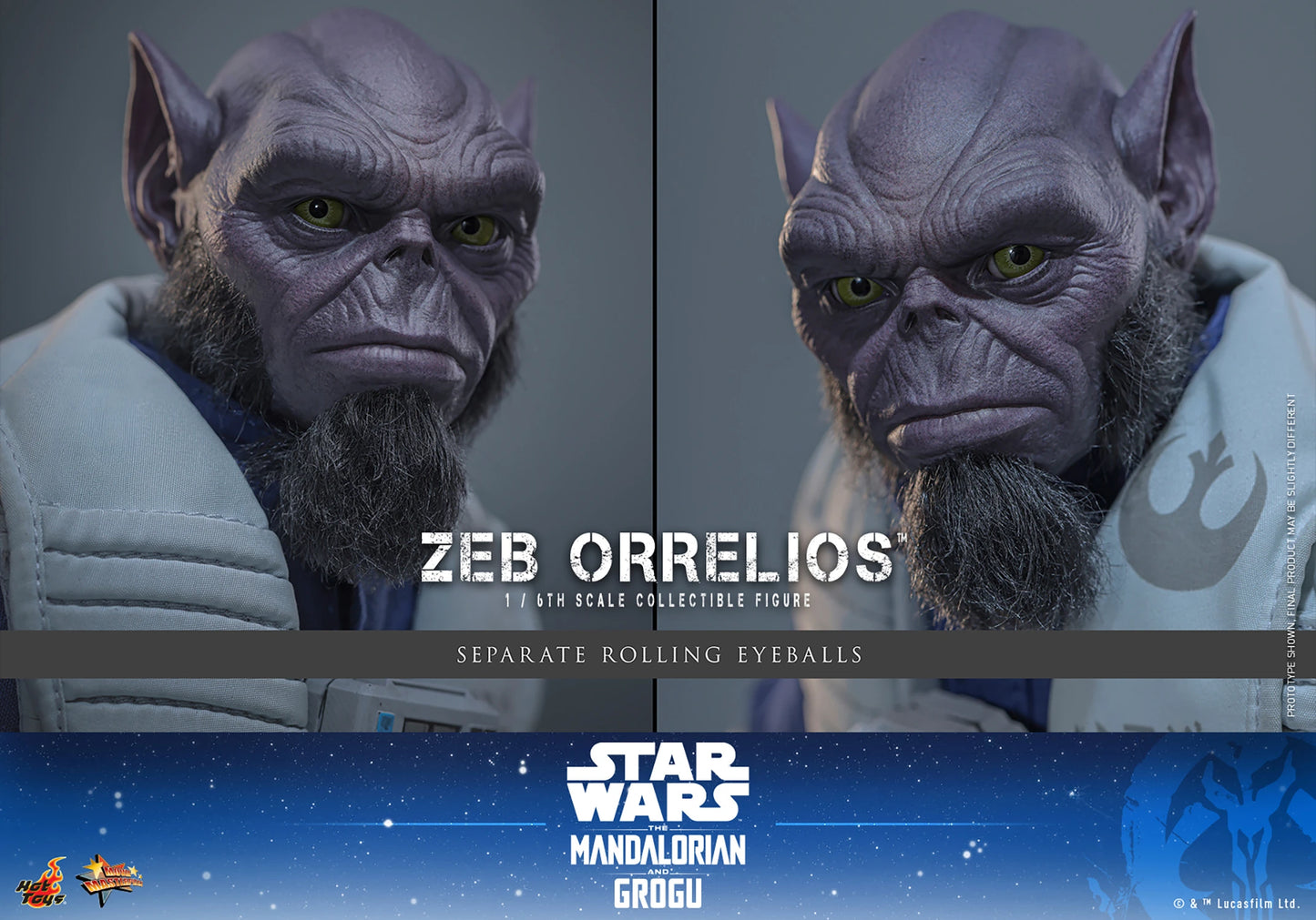 Hot Toys 1/6 Zeb Orrelios "Star Wars: The Mandalorian and Grugu" | Hot Toys 1/6 Scale