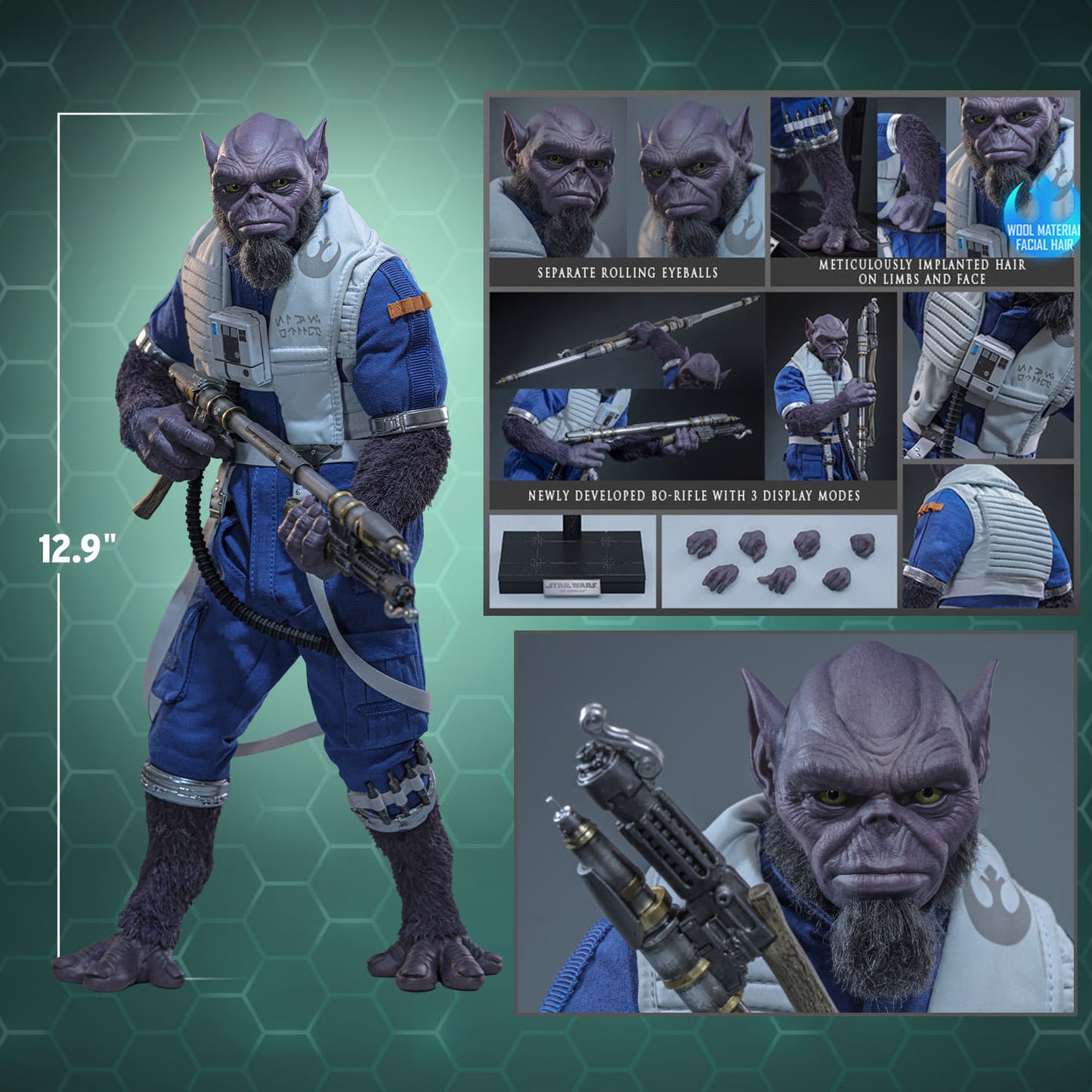 Hot Toys 1/6 Zeb Orrelios "Star Wars: The Mandalorian and Grugu" | Hot Toys 1/6 Scale