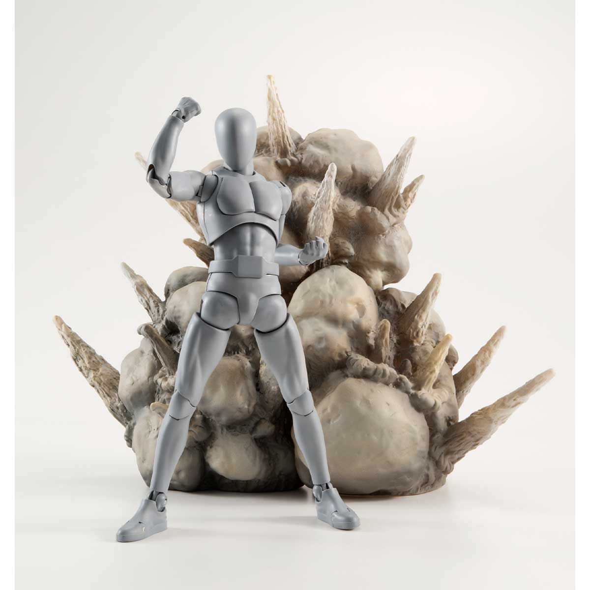 TAMASHII EFFECT Series EXPLOSION Gray Ver. for S.H.Figuarts display