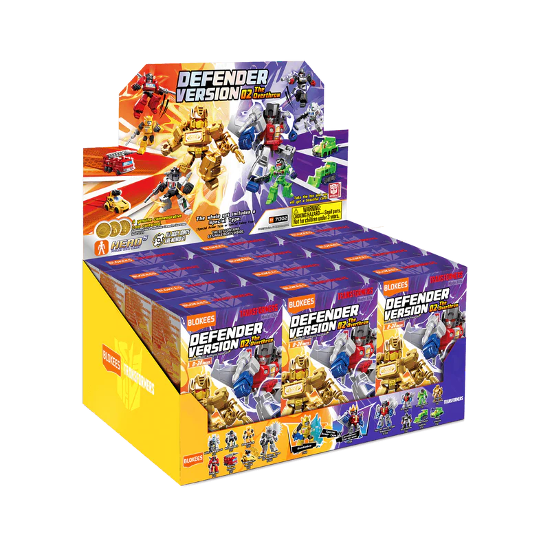 Blokees Figures Transformers Defender Version 02 The Overthrow