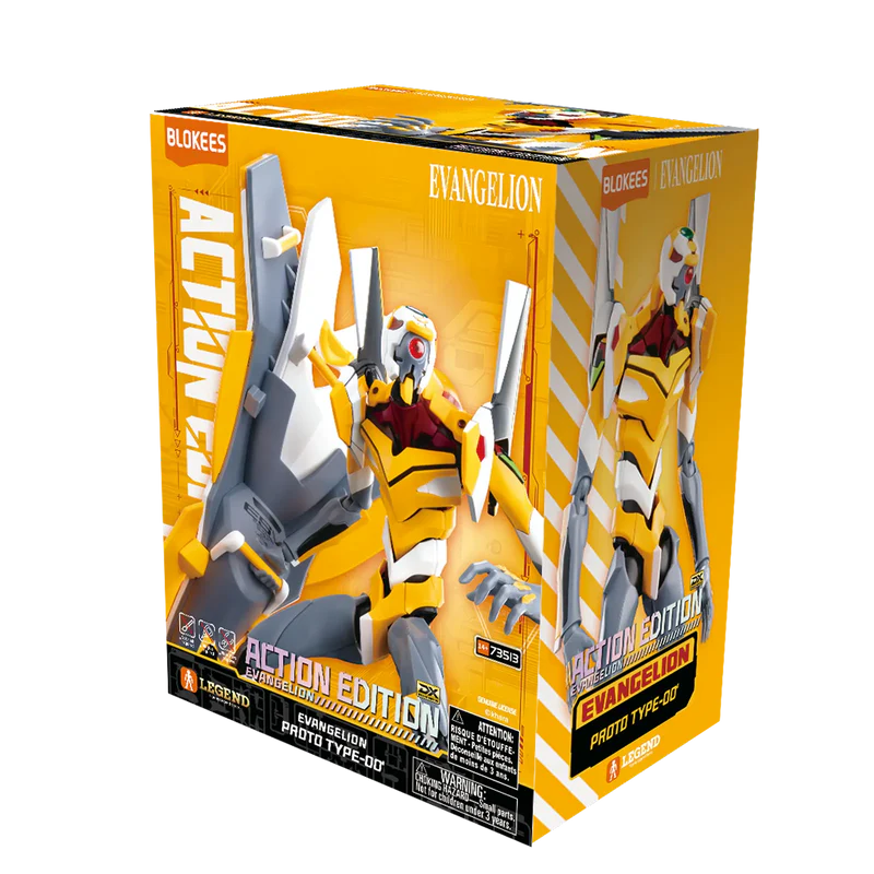 Evangelion Blokees EVA-00 Proto Type-00 Action Edition "Evangelion" | Blokees Model Kit