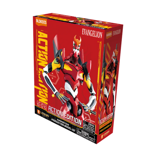 EVA-02 Production Model-02 Action Edition "Evangelion" - Blokees Model Kit