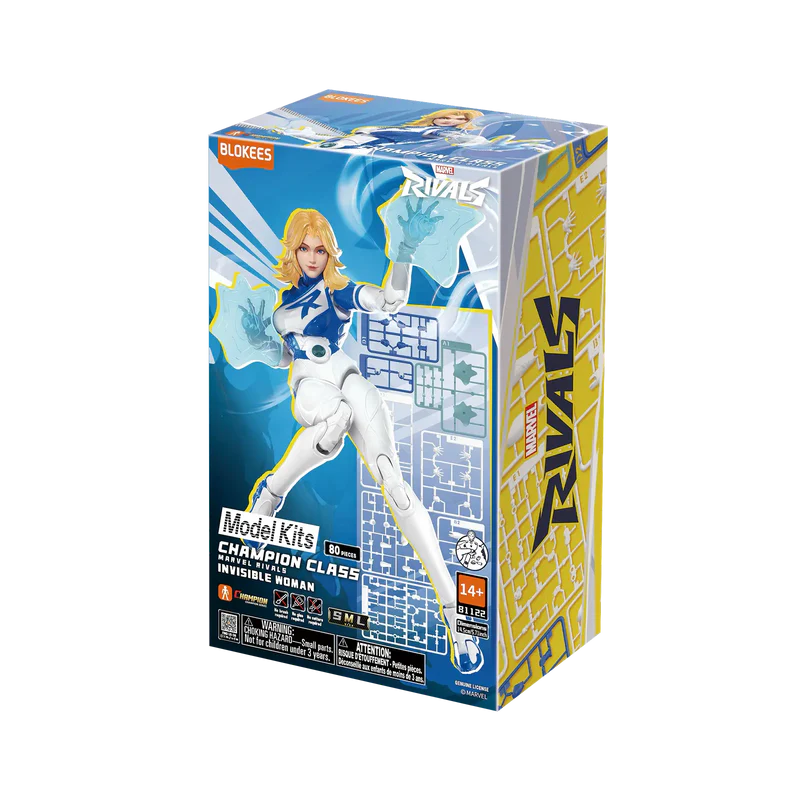 Marvel Blokees Invisible Woman Champion Class "Marvel Rivals" | Blokees