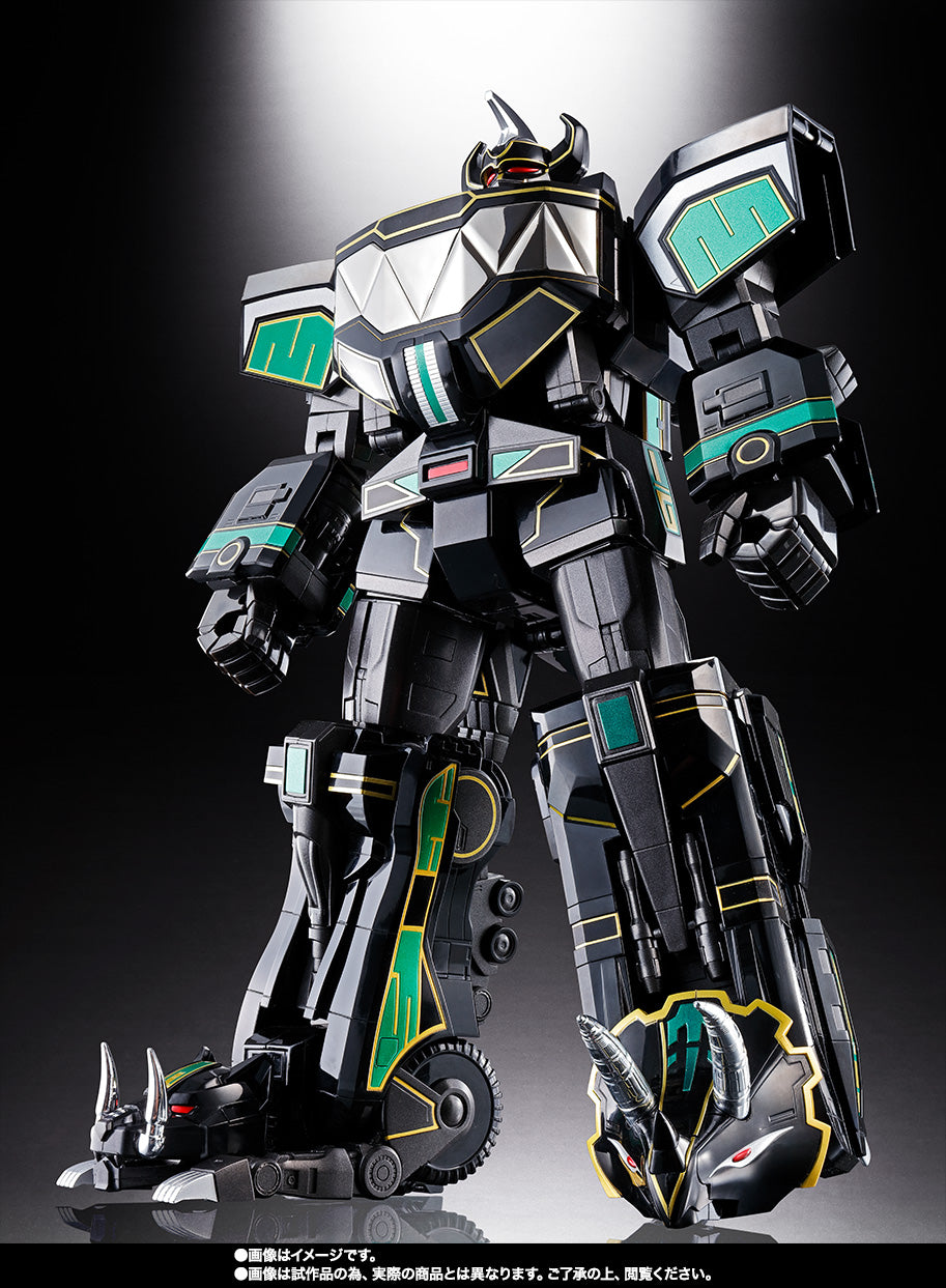 GX-72B Megazord Black Version (Daizyuzin) "Mighty Morphin Power Rangers (Kyoryu Sentai Zyuranger)" - Tamashii Nations Soul of Chogokin