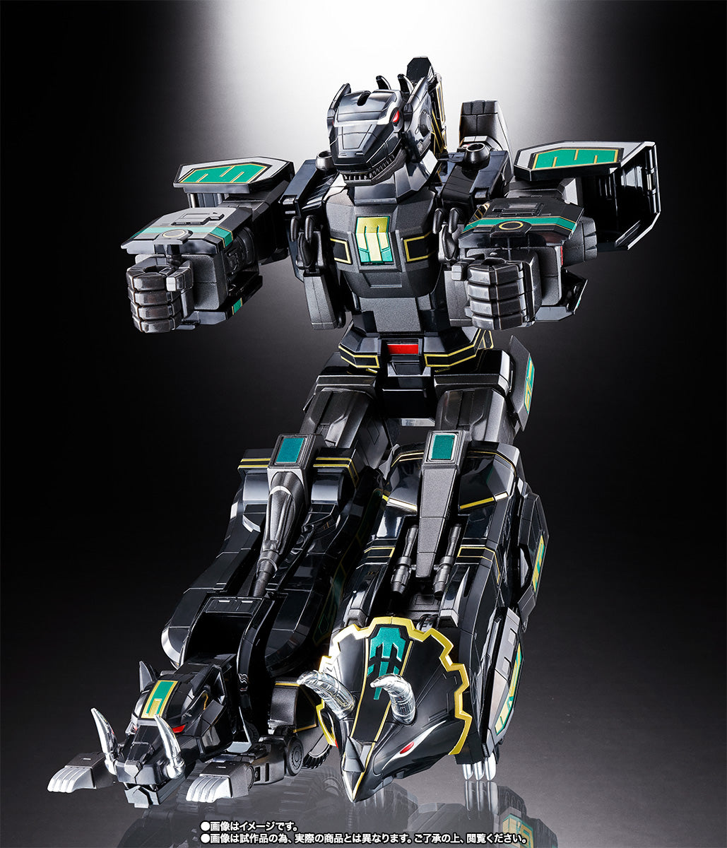 GX-72B Megazord Black Version (Daizyuzin) "Mighty Morphin Power Rangers (Kyoryu Sentai Zyuranger)" - Tamashii Nations Soul of Chogokin