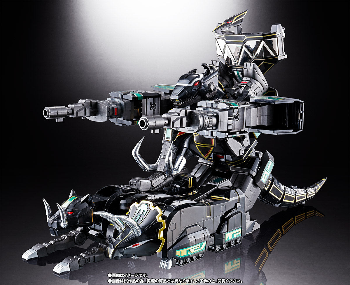 GX-72B Megazord Black Version (Daizyuzin) "Mighty Morphin Power Rangers (Kyoryu Sentai Zyuranger)" - Tamashii Nations Soul of Chogokin