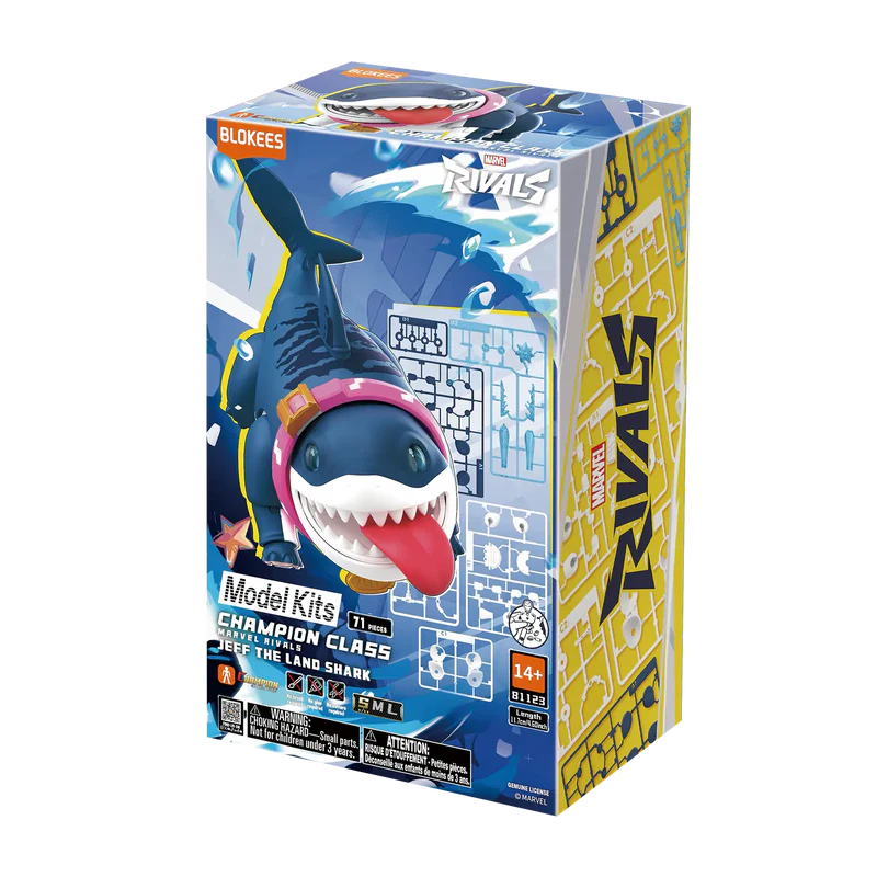 Marvel Blokees Jeff The Land Shark Champion Class "Marvel Rivals" | Blokees