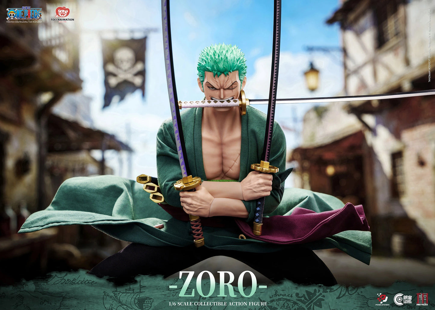 One Piece Roronoa Zoro (Deluxe Version) 1/6th Scale Figure "One Piece" | Jimei Palace x Cosmic Creations