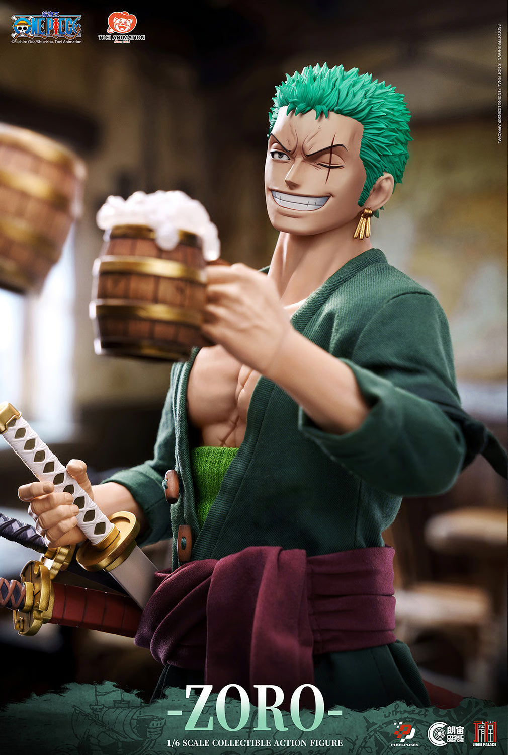 One Piece Roronoa Zoro (Deluxe Version) 1/6th Scale Figure One Piece Roronoa Zoro (Deluxe Version) 1/6th Scale Figure