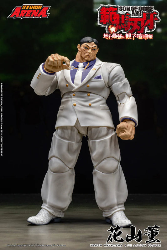 Storm Arena Kaoru Hanayama "Baki Hanma: Son of Ogre" 1/12 Scale Action Figure | Storm Collectibles