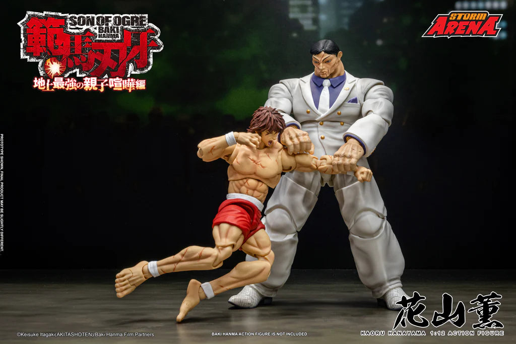 Storm Arena Kaoru Hanayama "Baki Hanma: Son of Ogre" 1/12 Scale Action Figure | Storm Collectibles