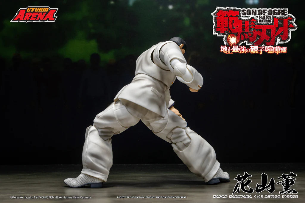Storm Arena Kaoru Hanayama "Baki Hanma: Son of Ogre" 1/12 Scale Action Figure | Storm Collectibles