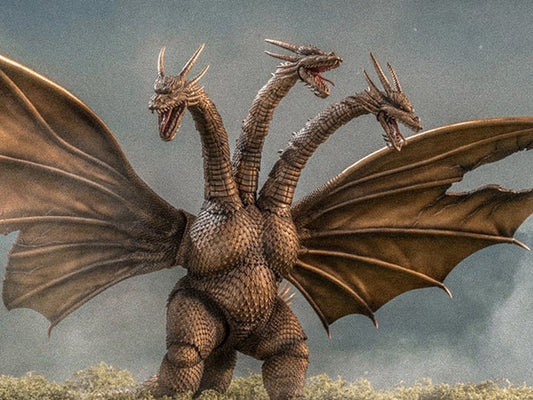 Hiya Toys (1991) King Ghidorah (Battle-Damaged Ver.) "Godzilla vs. King Ghidorah | Hiya Toys Exquisite Basic Series