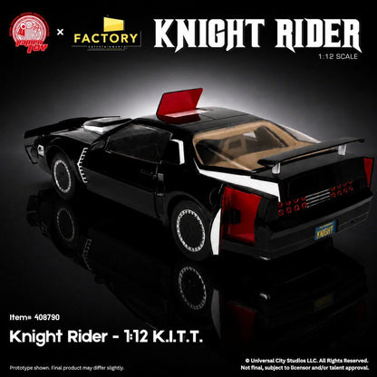 Ramen Toy 1/12 Knight Rider K.I.T.T. Vehicle and Michael Knight Action Figure 1/12 Scale Limited Edition Set | Ramen Toys