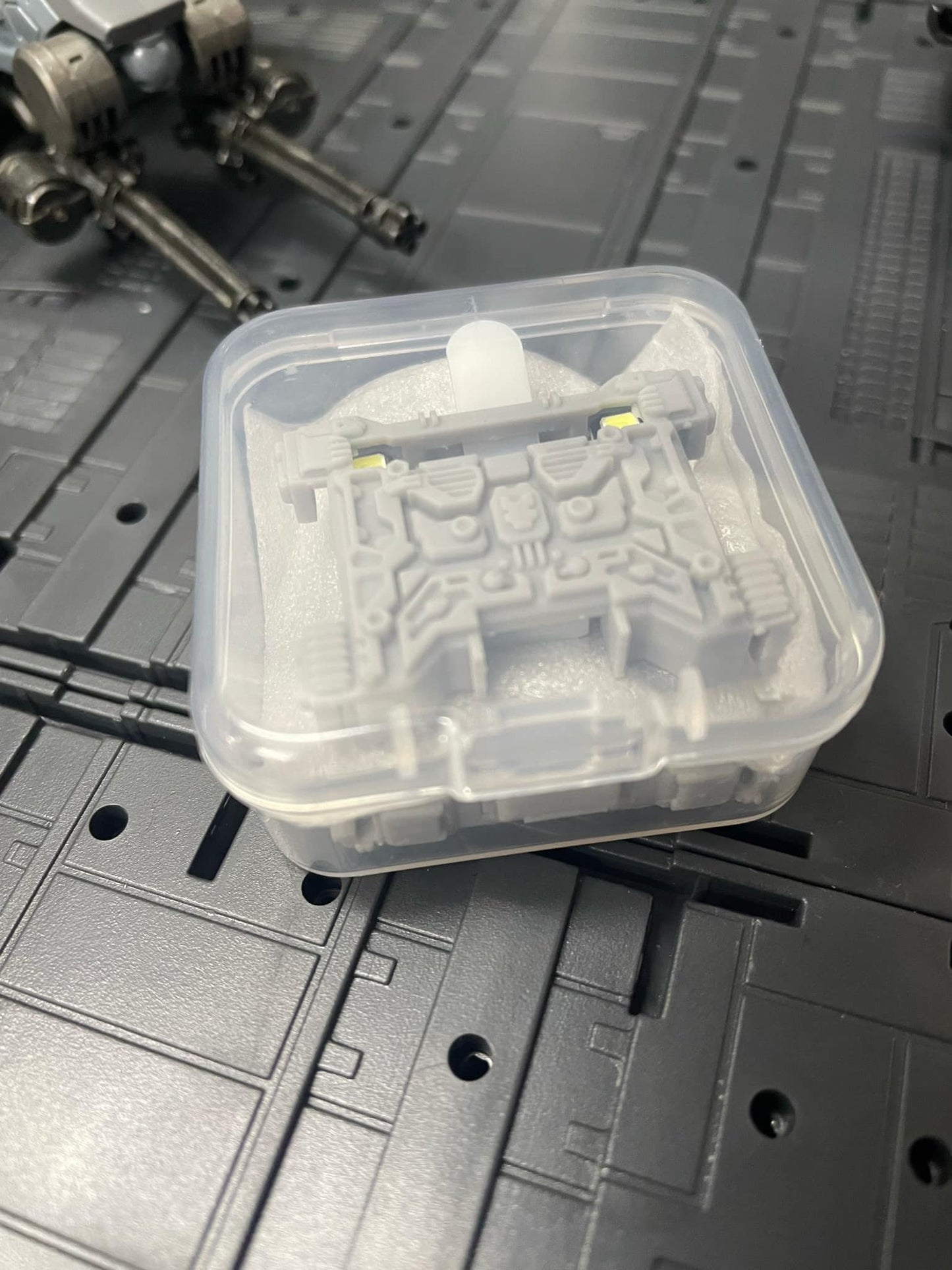The "Great Base" LED module 2 piece set for DA-95 Diaclone 3rd party