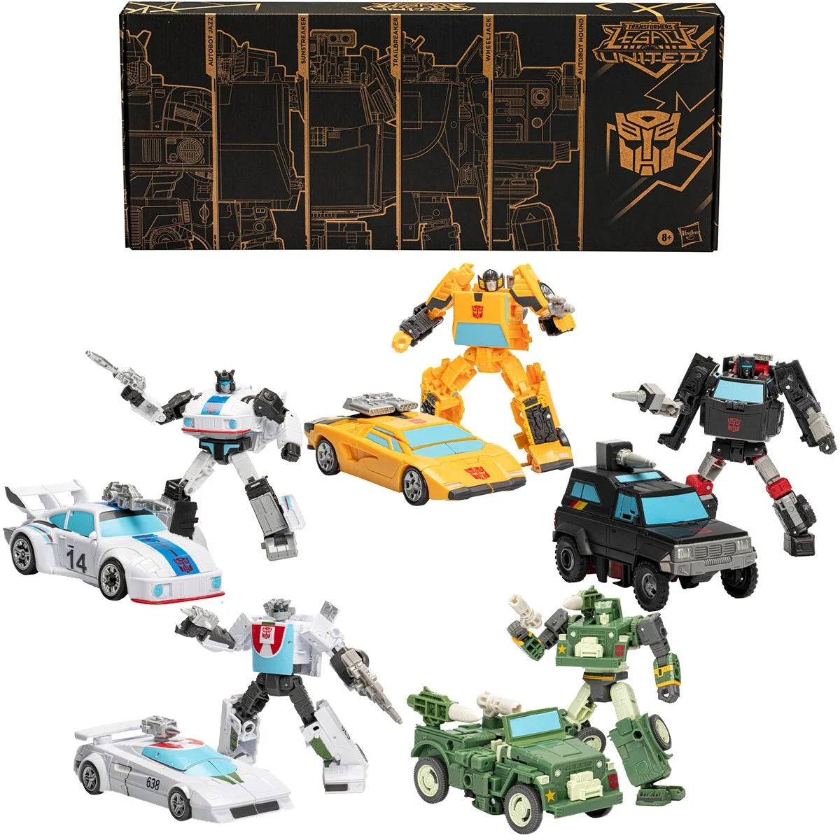 Transformers Generations Selects Legacy United Autobots Stand United 5-Pack box art