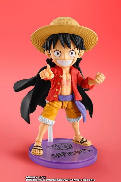 Mini Monkey D. Luffy Exclusive "One Piece" - Tamashii Nations S.H.Figuarts x World Collectable Figure