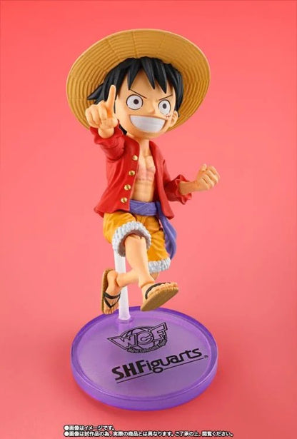 Mini Monkey D. Luffy Exclusive "One Piece" - Tamashii Nations S.H.Figuarts x World Collectable Figure