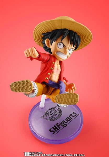 Mini Monkey D. Luffy Exclusive "One Piece" - Tamashii Nations S.H.Figuarts x World Collectable Figure