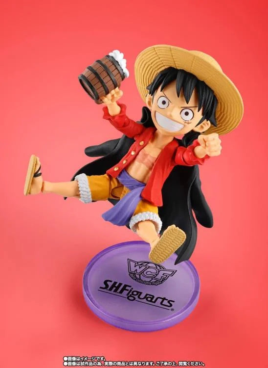 Mini Monkey D. Luffy Exclusive "One Piece" - Tamashii Nations S.H.Figuarts x World Collectable Figure