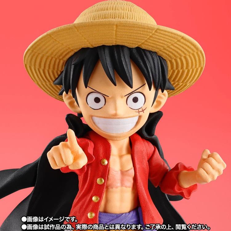 Mini Monkey D. Luffy Exclusive "One Piece" - Tamashii Nations S.H.Figuarts x World Collectable Figure