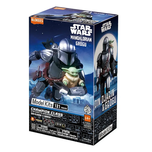 Star Wars Blokees Din Djarin & Grogu Champion Class "The Mandalorian & Grogu" | Blokees