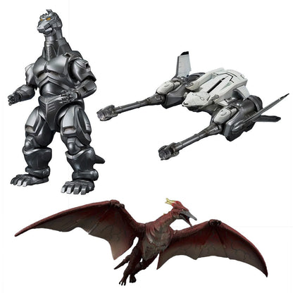 Godzilla vs. Mechagodzilla, Garuda, and Fire Rodan Makuhari Decisive Battle Version S.H.MonsterArts Action Figure