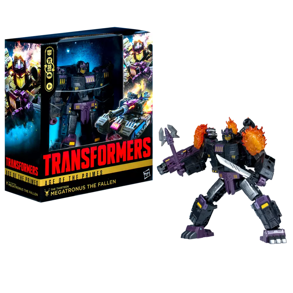 Pre Order Transformers Age of the Primes Leader Class The Thirteen Megatronus the Fallen
