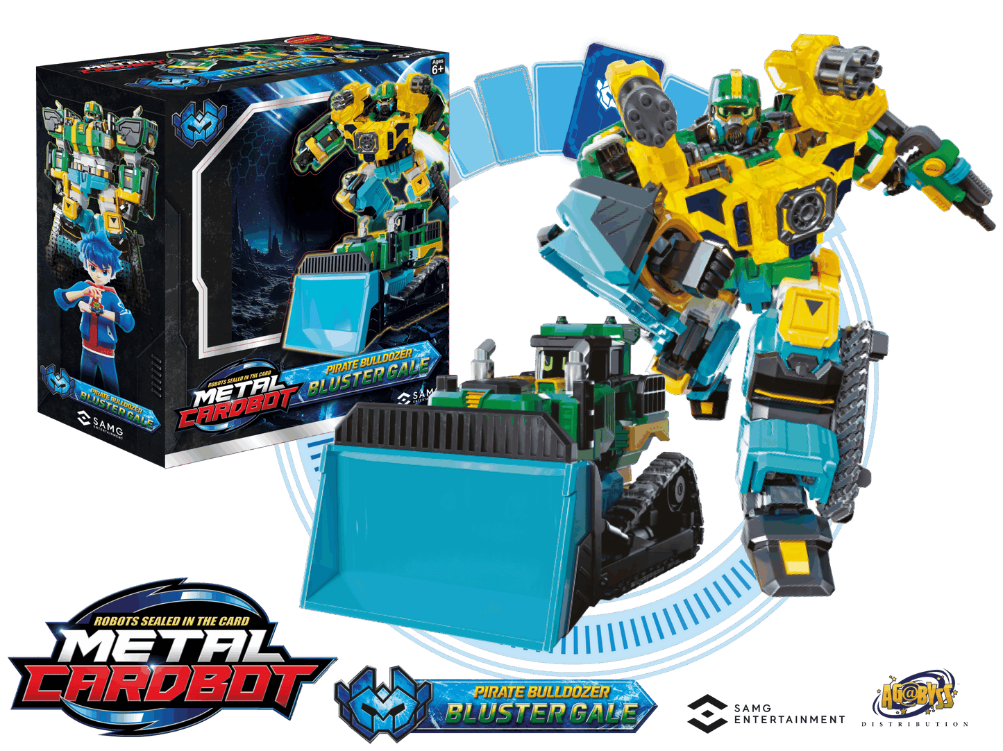 Metal Cardbots Mega Class Bluster Gale "Metal Cardbots" | SAMG Entertainment