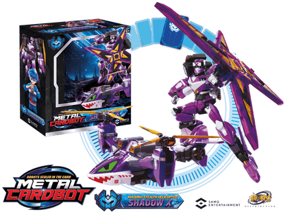 Metal Cardbots Stealth Class Shadow X "Metal Cardbots" | SAMG Entertainment