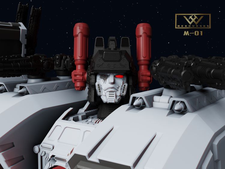 W-Resources M-01 Iron Fortress (MP Metroplex) - Masterpiece Scale Figure
