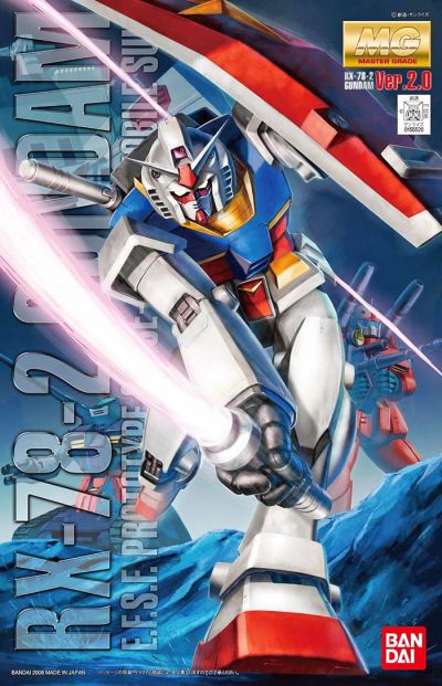 MG RX-78-2 Gundam Version 2.0 "Mobile Suit Gundam" - Bandai Hobby 1/100 Scale Master Grade Model Kit