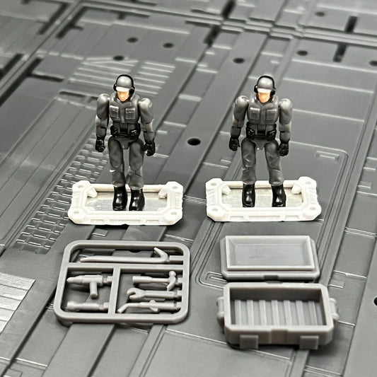 1/60 scale Maintenance Crew Mini Figure Set of 2 Diaclone 3rd party