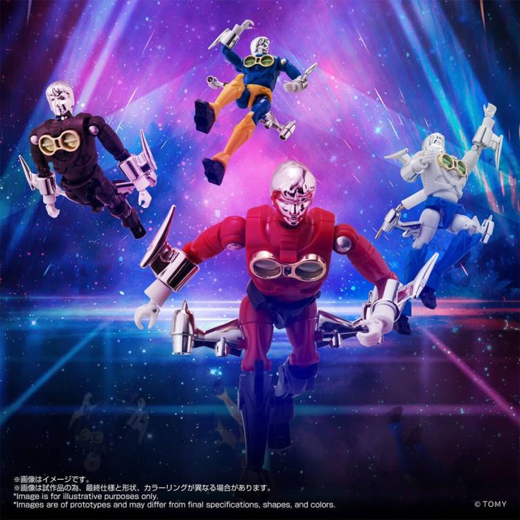 Microman LegacySoul Microman Command #3 (4 Piece Set) Takara Tomy Mall Exclusive "Microman" | Takara Tomy