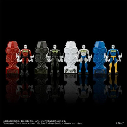 Microman LegacySoul Microman Command #3 (4 Piece Set) Takara Tomy Mall Exclusive "Microman" | Takara Tomy