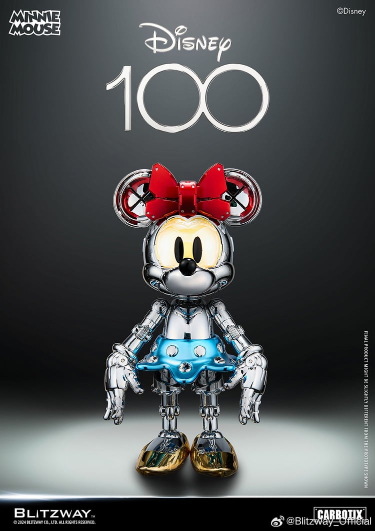 Blitzway x Carbotix 5PRO Studio Disney D100 Minnie Mouse and Set Chrom ...